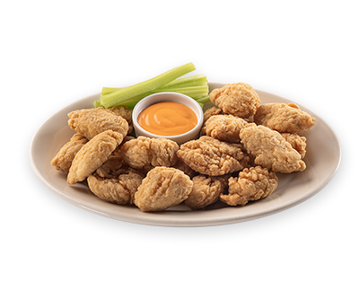  Uncooked Boneless White Chicken Chunk Fritter