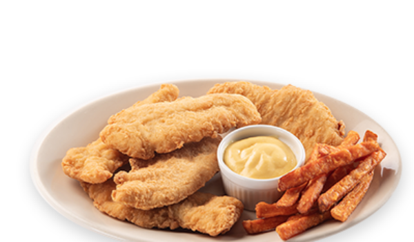 Uncooked Chicken Tender Fritters Flat Breaded